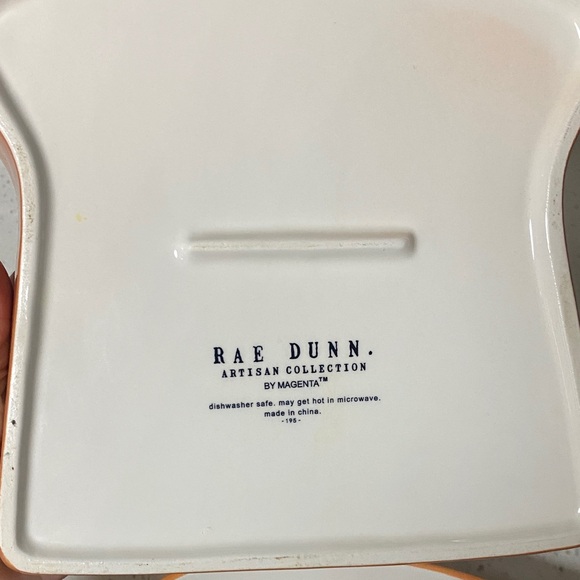 Rae Dunn Artisan Collection Toast Plates - Picture 2 of 2